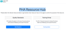 PHA resource hub